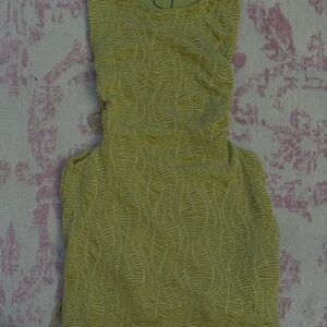 SHEIN Olive Textured Knit Top